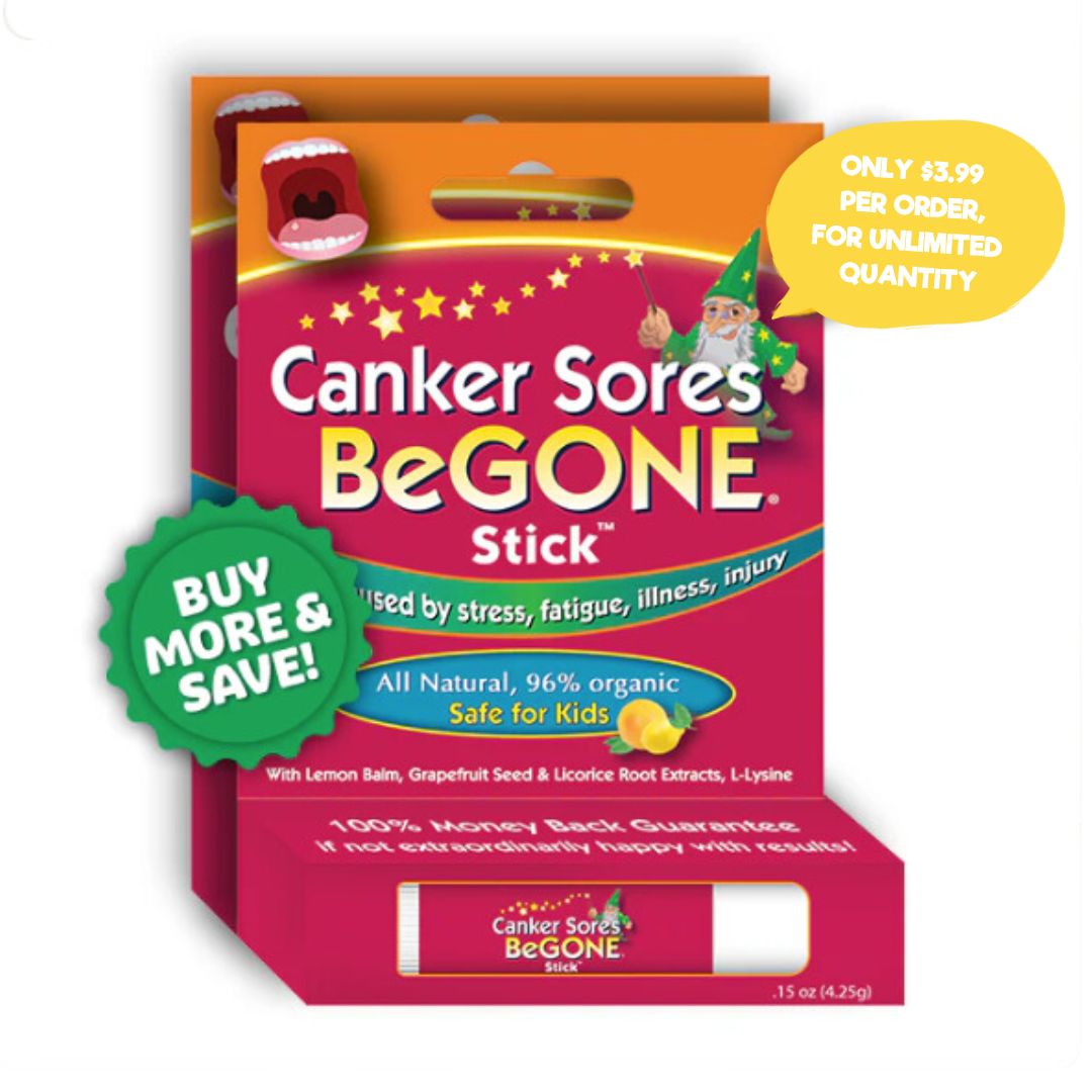 Canker Sores BeGONE Stick™ TWIN PACK