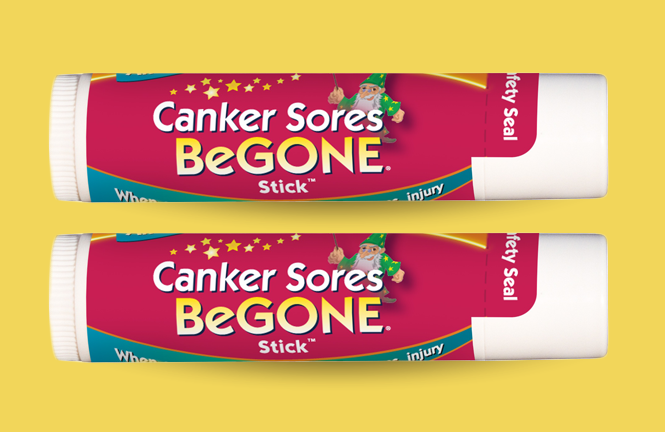 Canker Sores BeGONE Stick™ TWIN PACK | Sore Be Gone