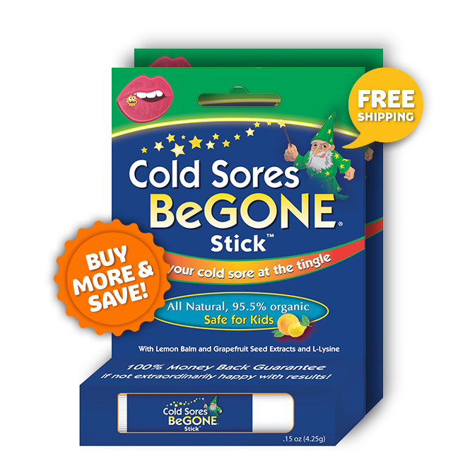 Cold Sores BeGONE Stick Twin Pack